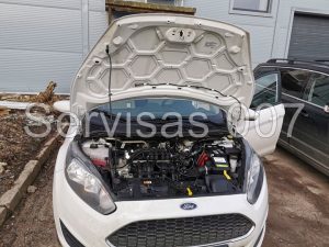 Itališkos Landi Renzo EVO dujų įrangos montavimas į Ford Fiesta 2019